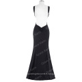 Grace Karin Sexy Black Occident Robe de sirène à encolure en V sans coiffeuse sans cérémonie CL008943-1